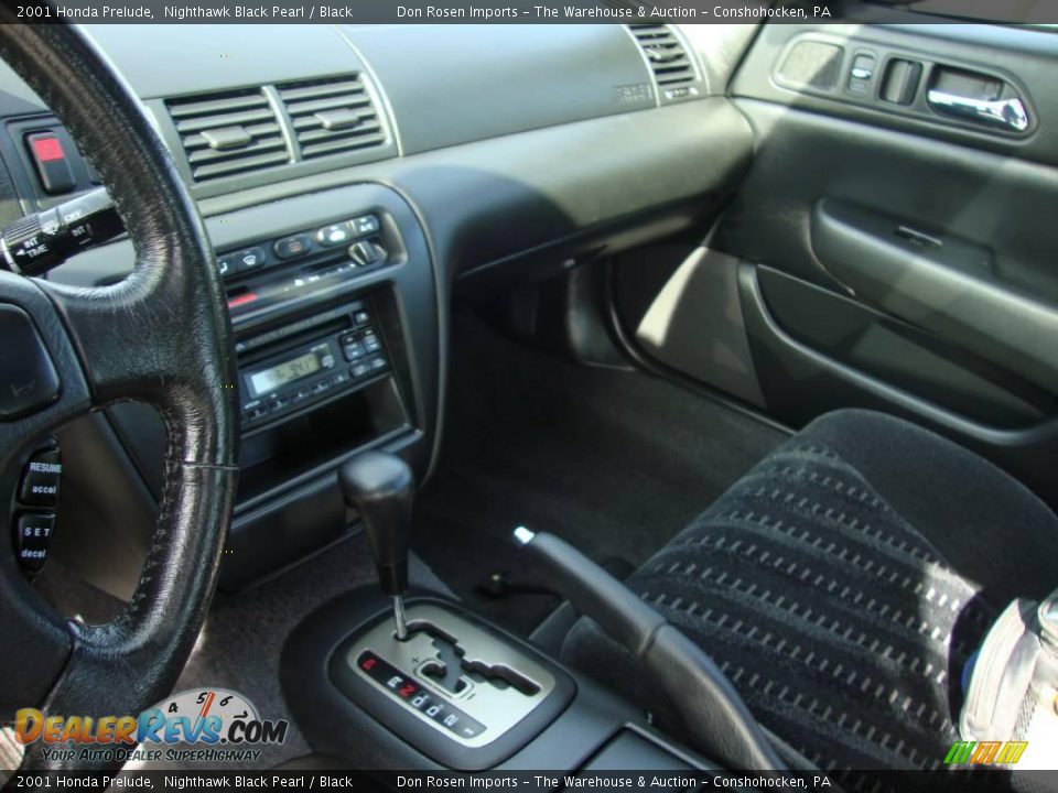 2001 Honda Prelude Nighthawk Black Pearl / Black Photo #33