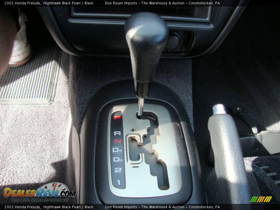 2001 Honda Prelude Nighthawk Black Pearl / Black Photo #35