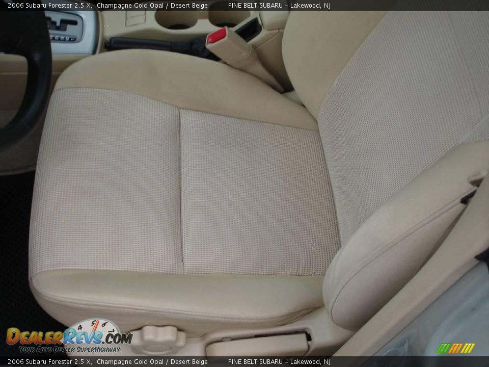 2006 Subaru Forester 2.5 X Champagne Gold Opal / Desert Beige Photo #8