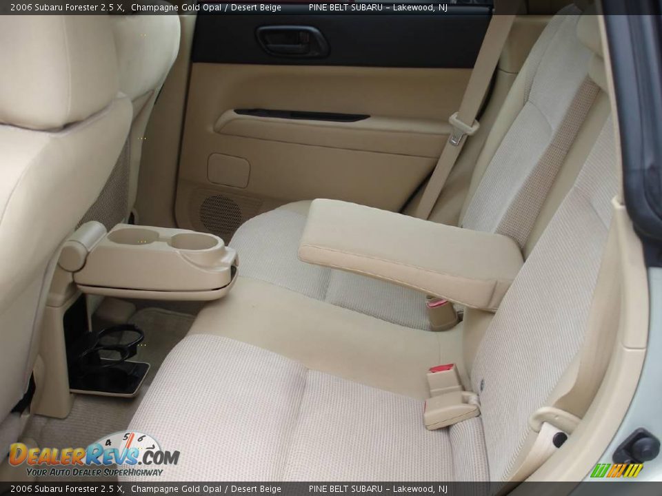 2006 Subaru Forester 2.5 X Champagne Gold Opal / Desert Beige Photo #10