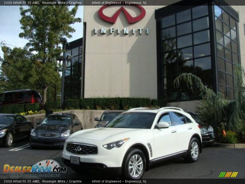 2009 Infiniti FX 35 AWD Moonlight White / Graphite Photo #1
