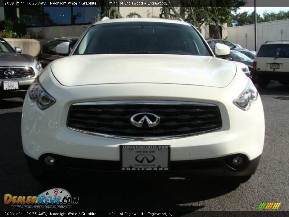 2009 Infiniti FX 35 AWD Moonlight White / Graphite Photo #2