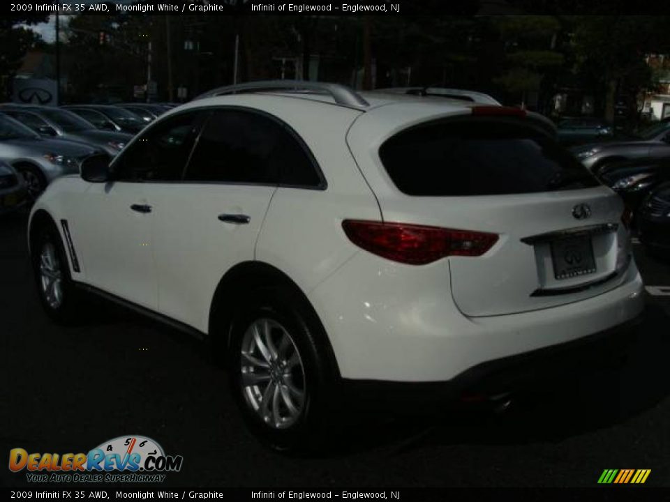 2009 Infiniti FX 35 AWD Moonlight White / Graphite Photo #7