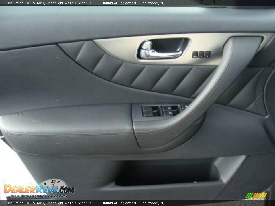 2009 Infiniti FX 35 AWD Moonlight White / Graphite Photo #9