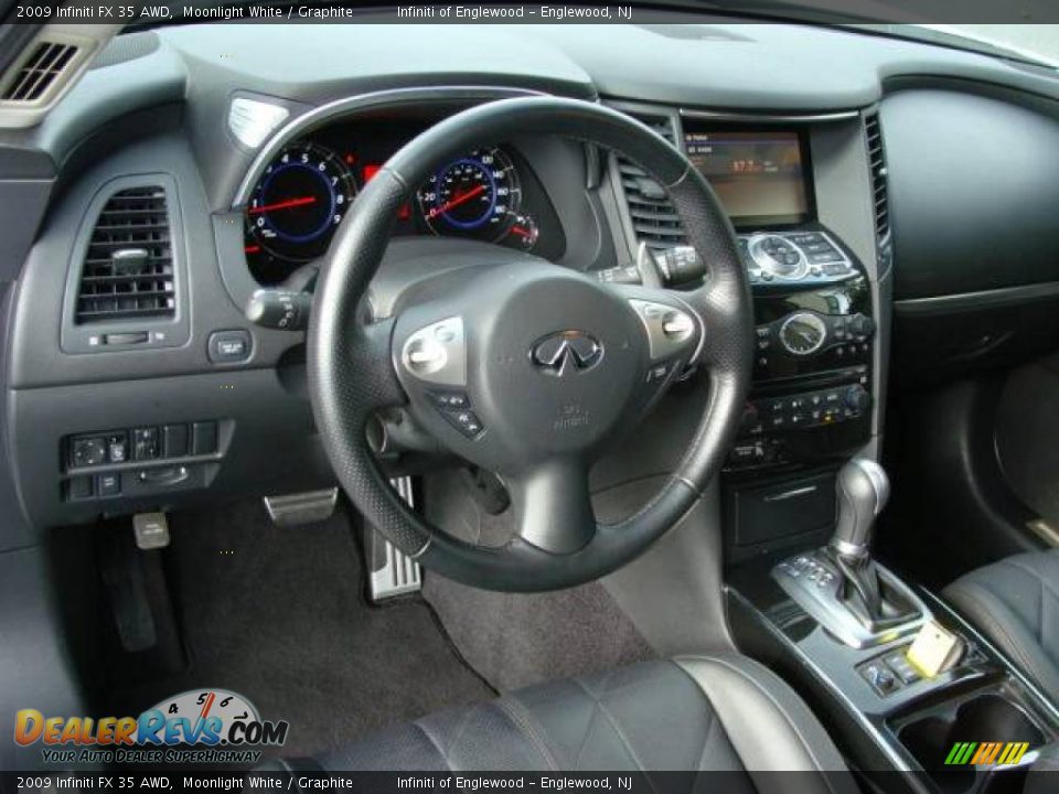 2009 Infiniti FX 35 AWD Moonlight White / Graphite Photo #10