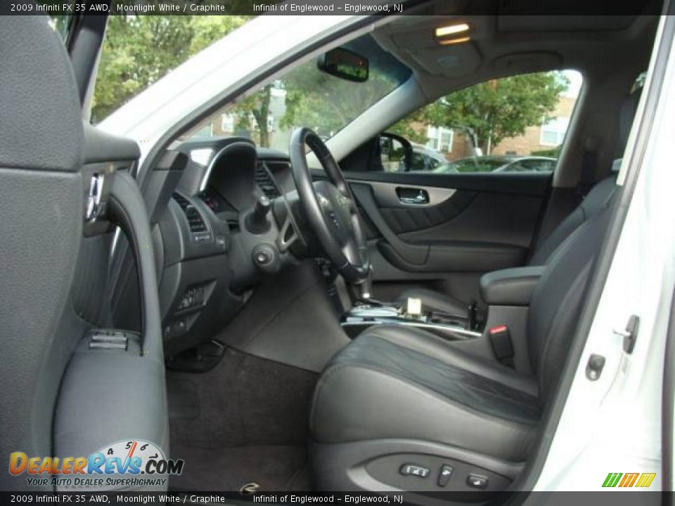 2009 Infiniti FX 35 AWD Moonlight White / Graphite Photo #12