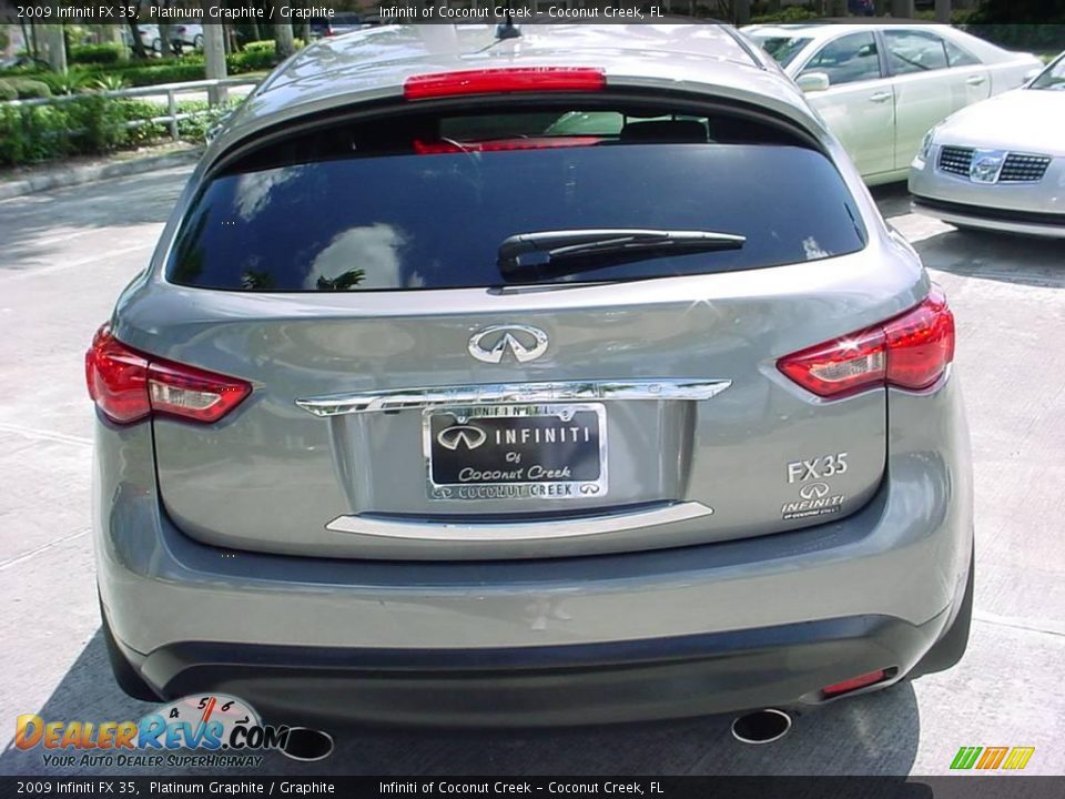 2009 Infiniti FX 35 Platinum Graphite / Graphite Photo #4