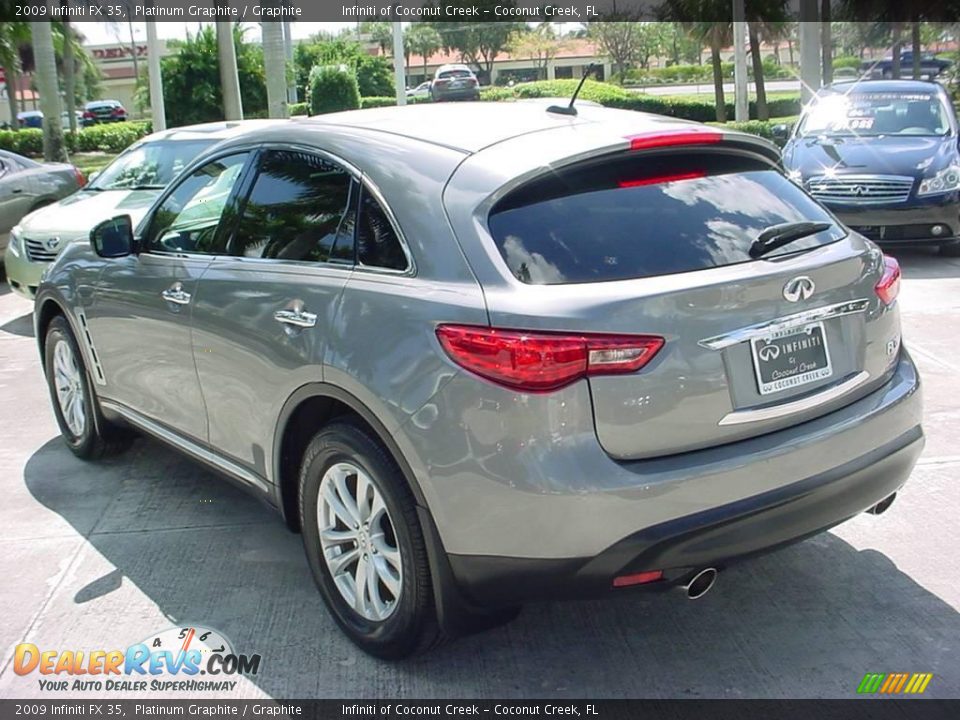2009 Infiniti FX 35 Platinum Graphite / Graphite Photo #6