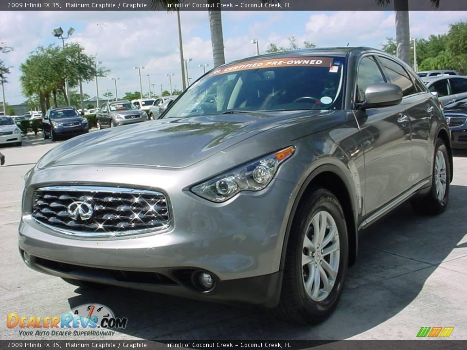 2009 Infiniti FX 35 Platinum Graphite / Graphite Photo #8