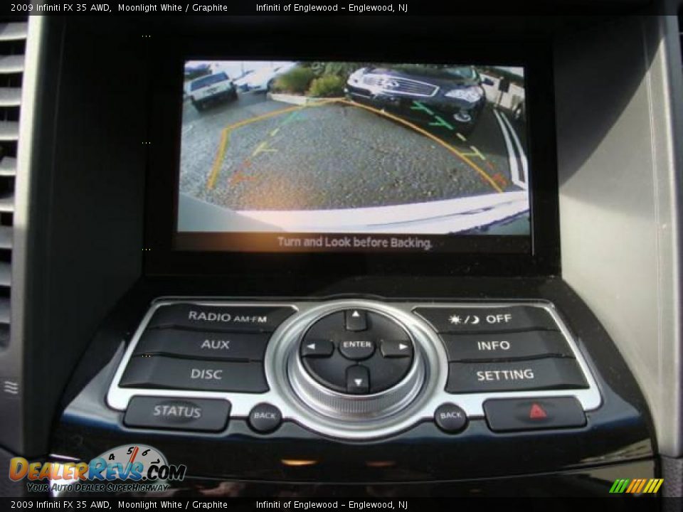 2009 Infiniti FX 35 AWD Moonlight White / Graphite Photo #19