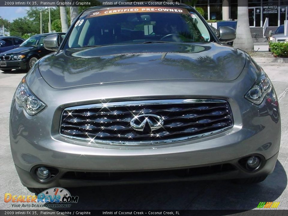 2009 Infiniti FX 35 Platinum Graphite / Graphite Photo #9