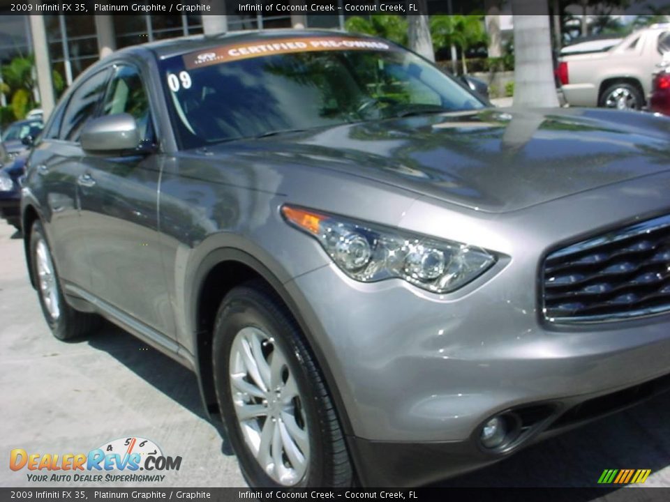 2009 Infiniti FX 35 Platinum Graphite / Graphite Photo #10