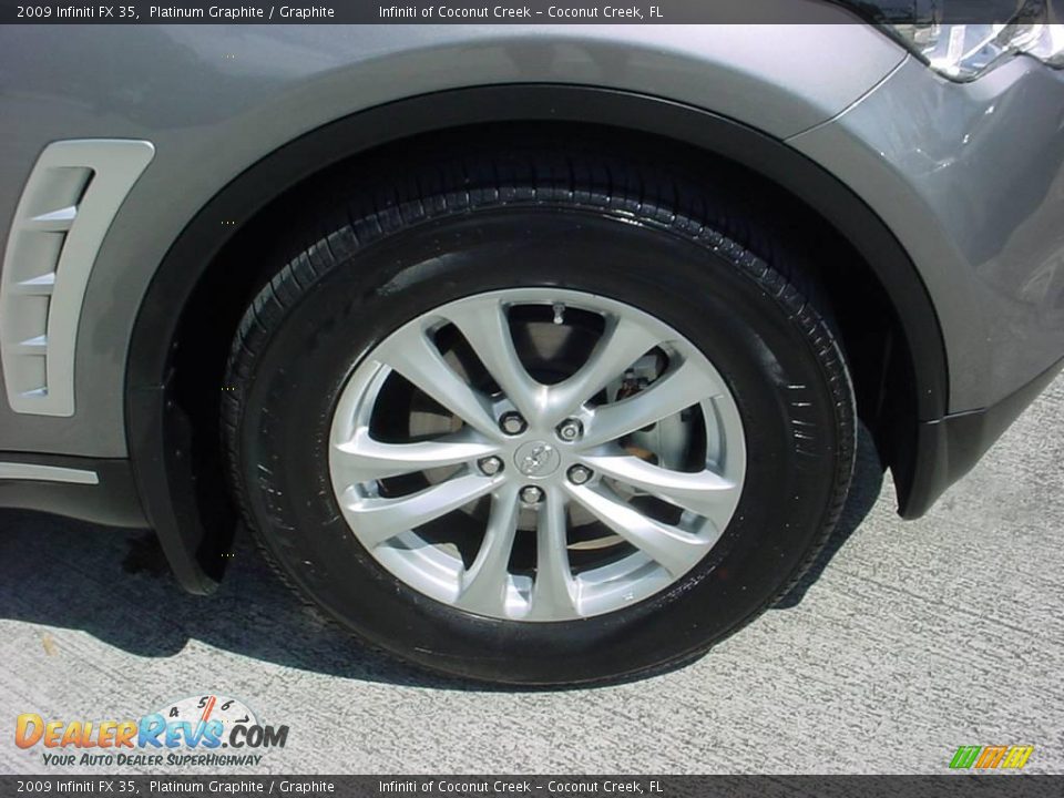 2009 Infiniti FX 35 Platinum Graphite / Graphite Photo #11