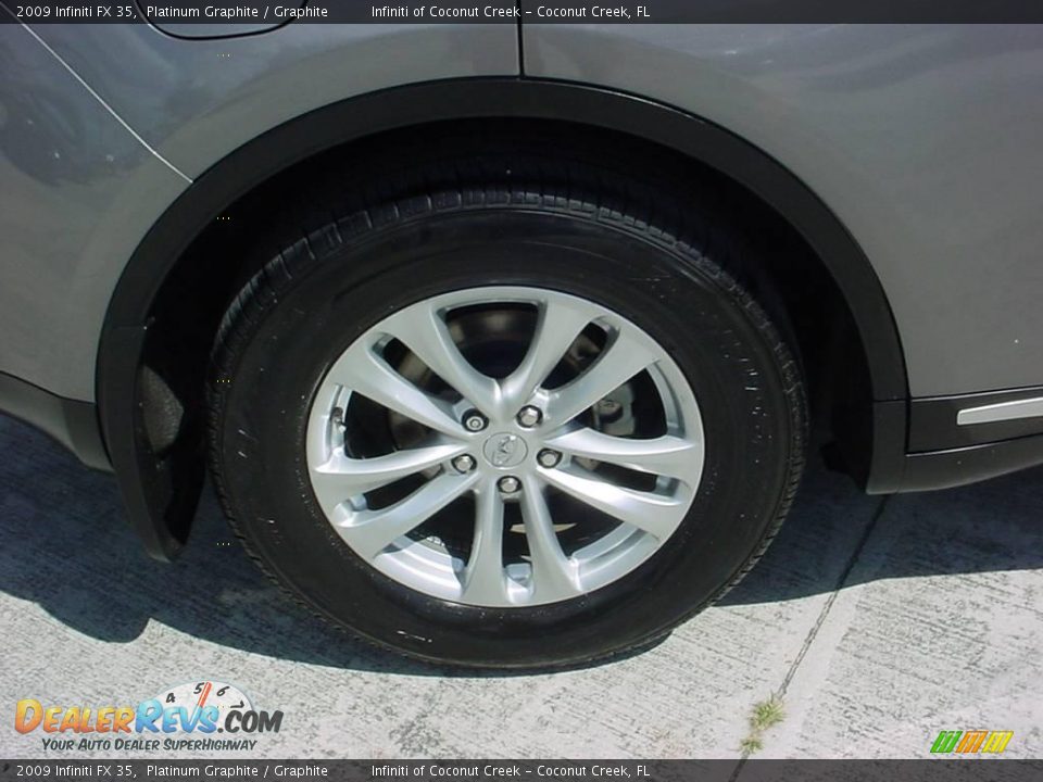 2009 Infiniti FX 35 Platinum Graphite / Graphite Photo #12