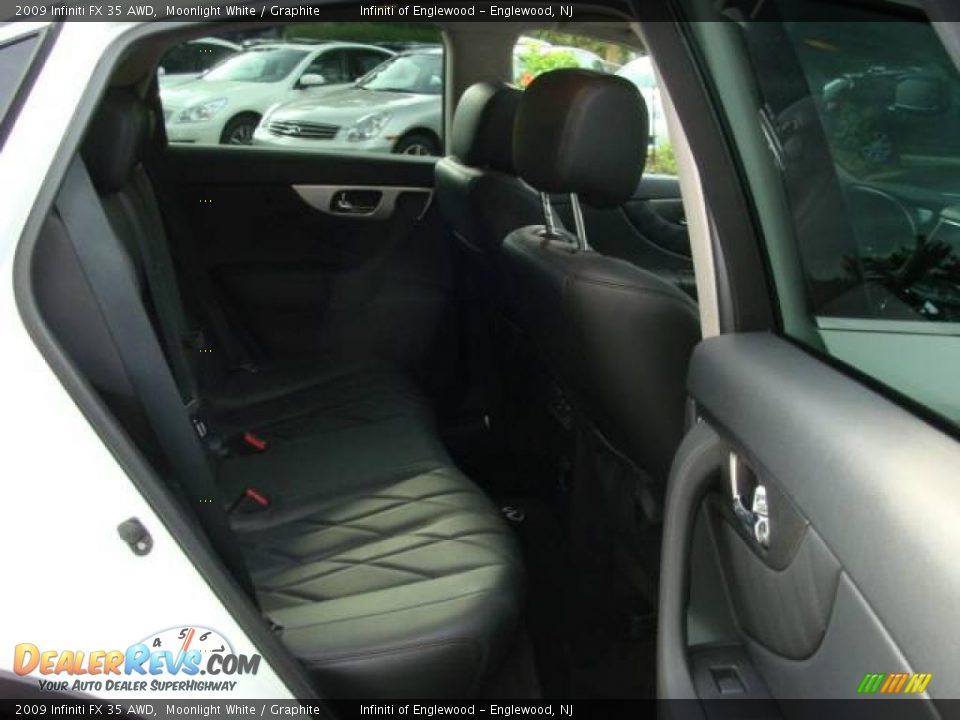 2009 Infiniti FX 35 AWD Moonlight White / Graphite Photo #23