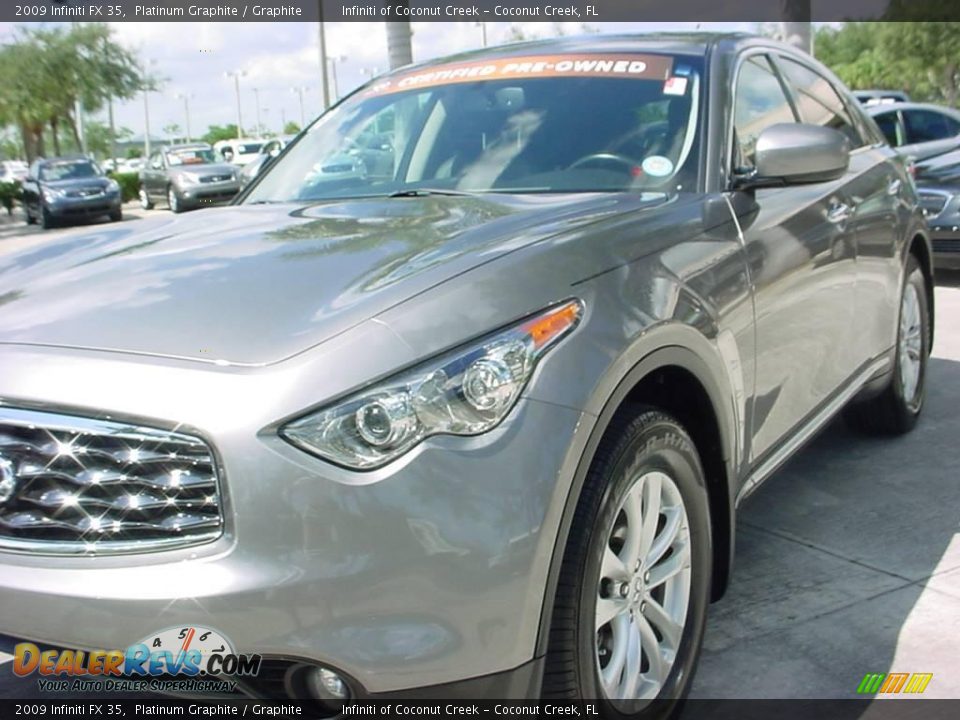 2009 Infiniti FX 35 Platinum Graphite / Graphite Photo #15