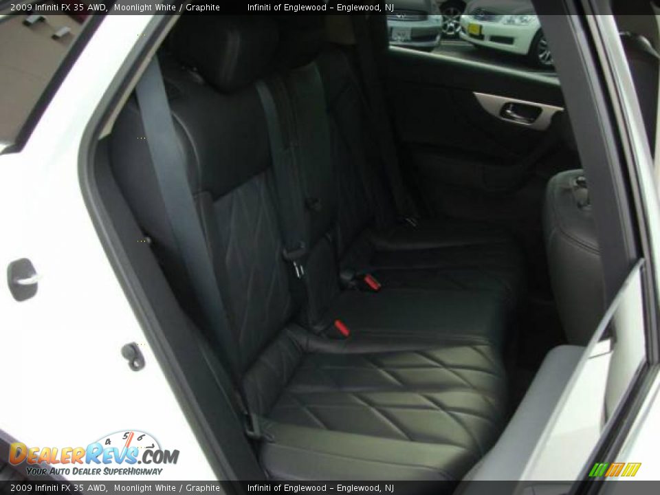 2009 Infiniti FX 35 AWD Moonlight White / Graphite Photo #24