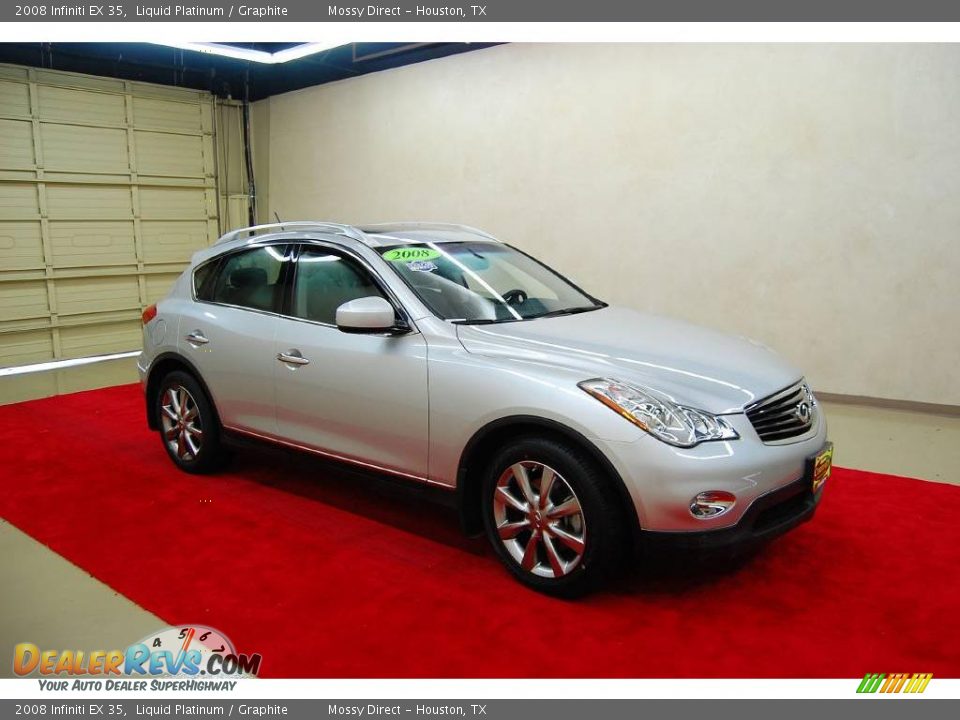 2008 Infiniti EX 35 Liquid Platinum / Graphite Photo #1