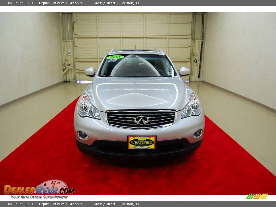 2008 Infiniti EX 35 Liquid Platinum / Graphite Photo #2