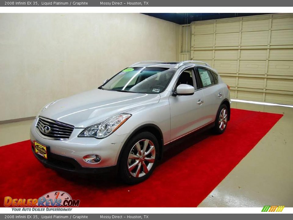 2008 Infiniti EX 35 Liquid Platinum / Graphite Photo #3