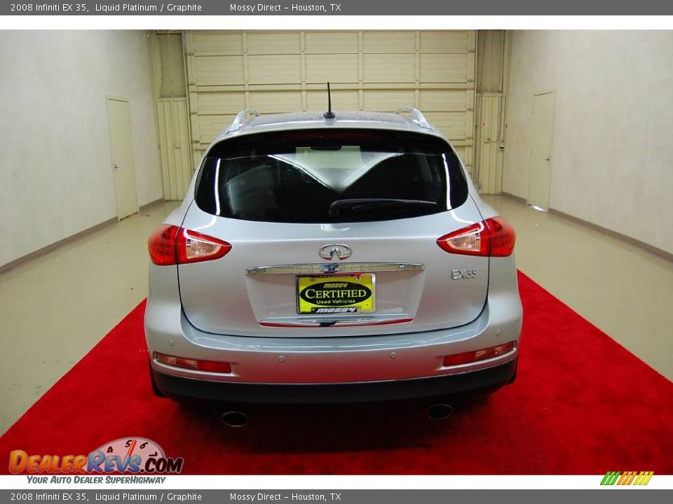 2008 Infiniti EX 35 Liquid Platinum / Graphite Photo #5
