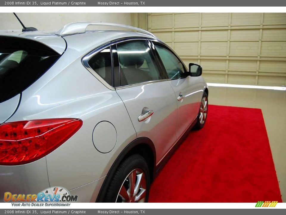 2008 Infiniti EX 35 Liquid Platinum / Graphite Photo #7