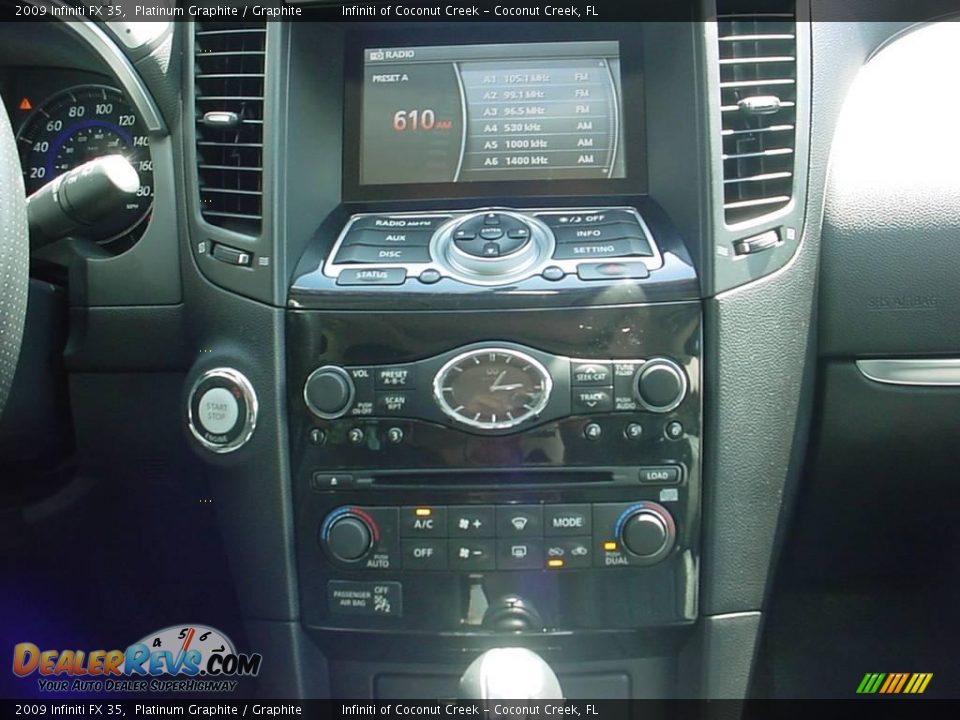 2009 Infiniti FX 35 Platinum Graphite / Graphite Photo #24