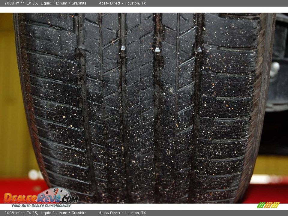 2008 Infiniti EX 35 Liquid Platinum / Graphite Photo #10