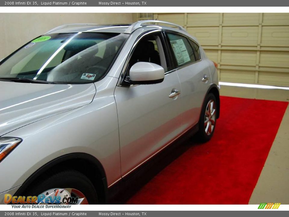 2008 Infiniti EX 35 Liquid Platinum / Graphite Photo #12