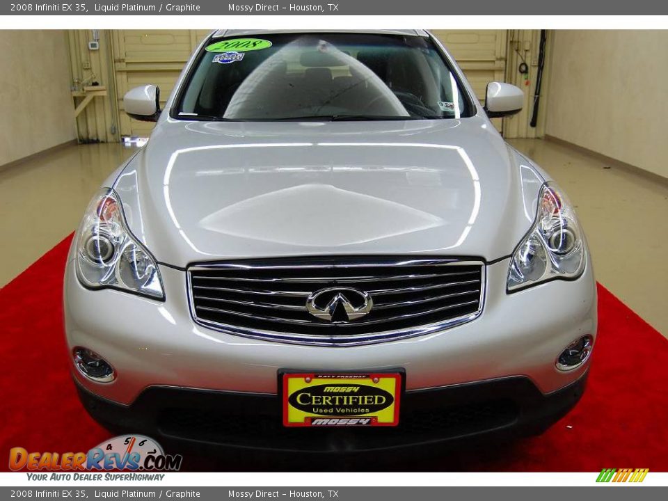 2008 Infiniti EX 35 Liquid Platinum / Graphite Photo #13