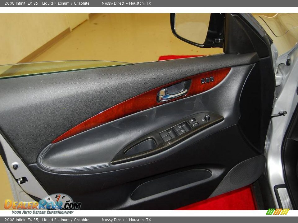 2008 Infiniti EX 35 Liquid Platinum / Graphite Photo #15