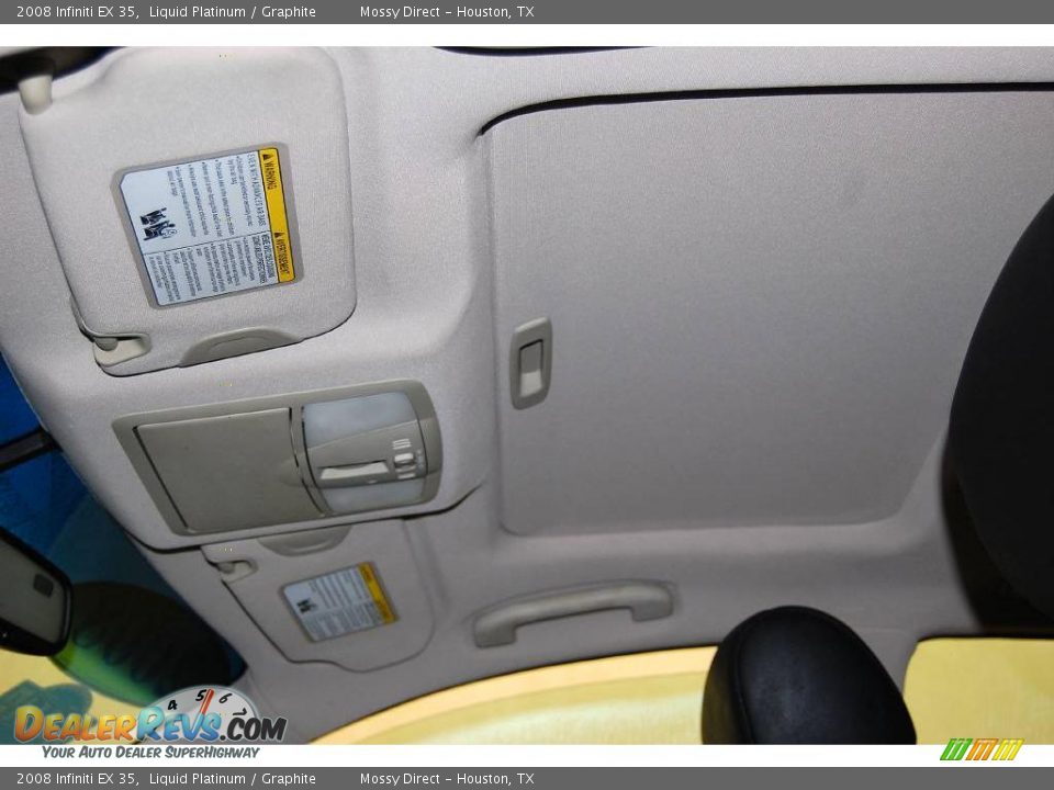 2008 Infiniti EX 35 Liquid Platinum / Graphite Photo #17
