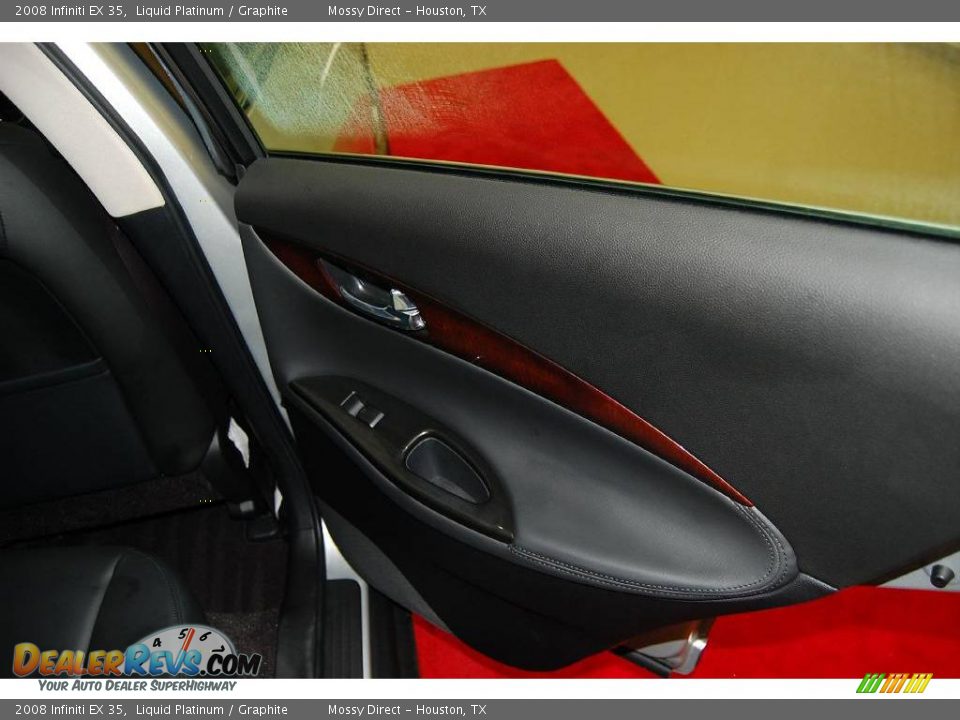2008 Infiniti EX 35 Liquid Platinum / Graphite Photo #22