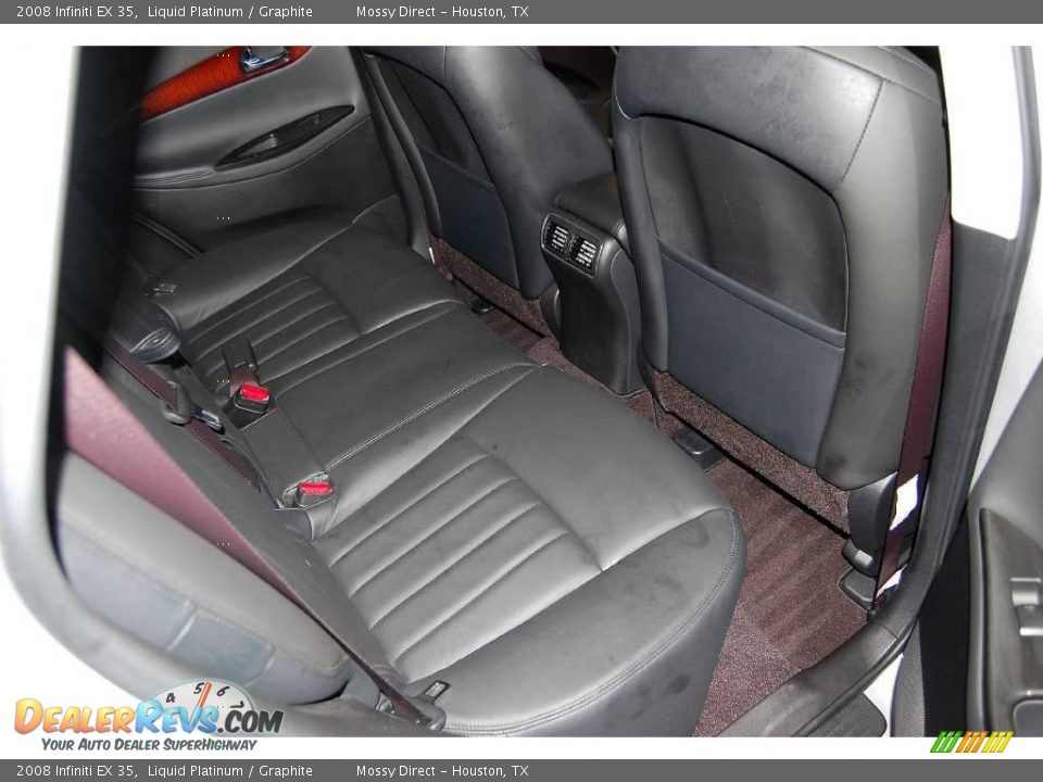2008 Infiniti EX 35 Liquid Platinum / Graphite Photo #23