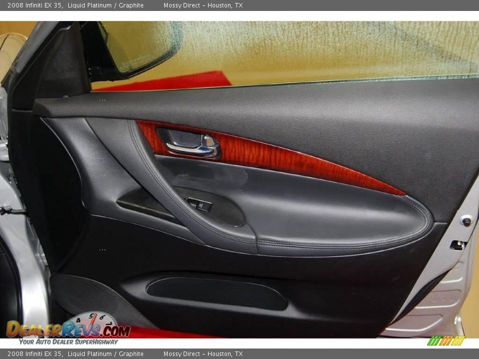 2008 Infiniti EX 35 Liquid Platinum / Graphite Photo #24