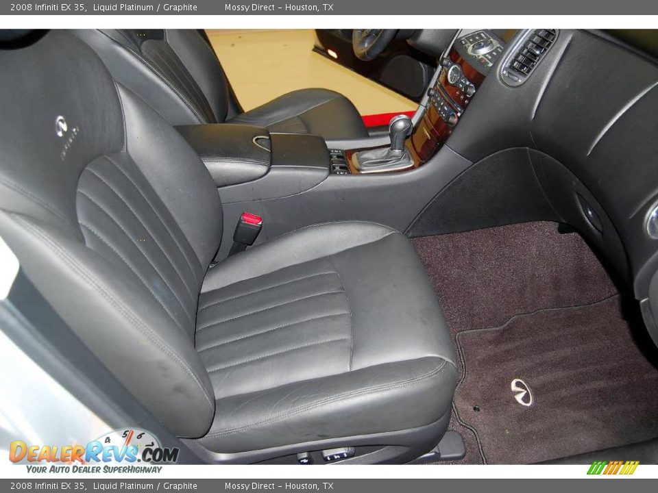 2008 Infiniti EX 35 Liquid Platinum / Graphite Photo #25