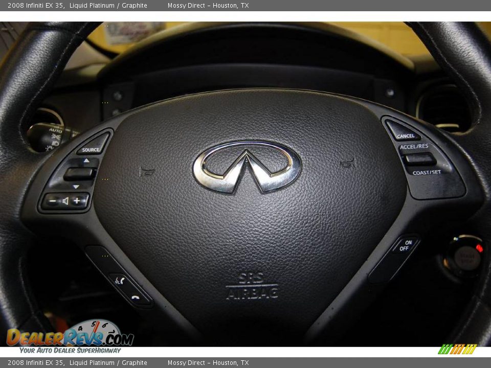 2008 Infiniti EX 35 Liquid Platinum / Graphite Photo #29