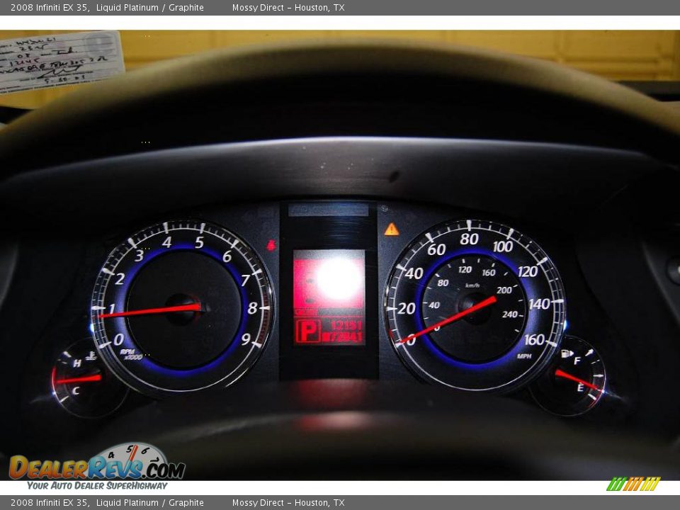 2008 Infiniti EX 35 Liquid Platinum / Graphite Photo #30