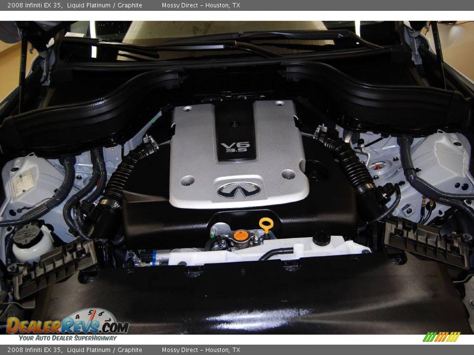2008 Infiniti EX 35 Liquid Platinum / Graphite Photo #31