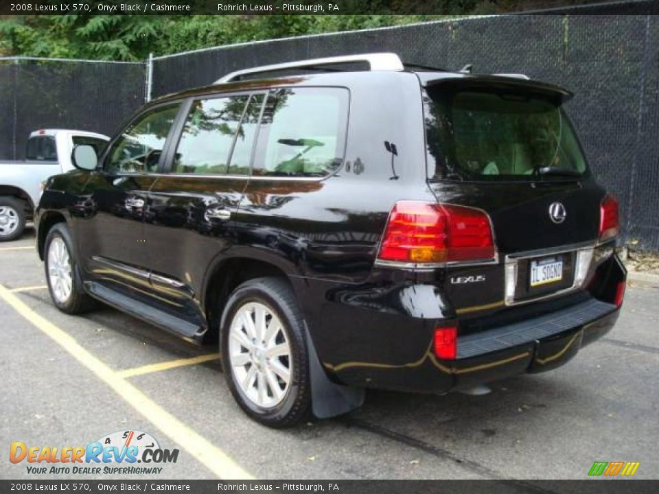 2008 Lexus LX 570 Onyx Black / Cashmere Photo #2