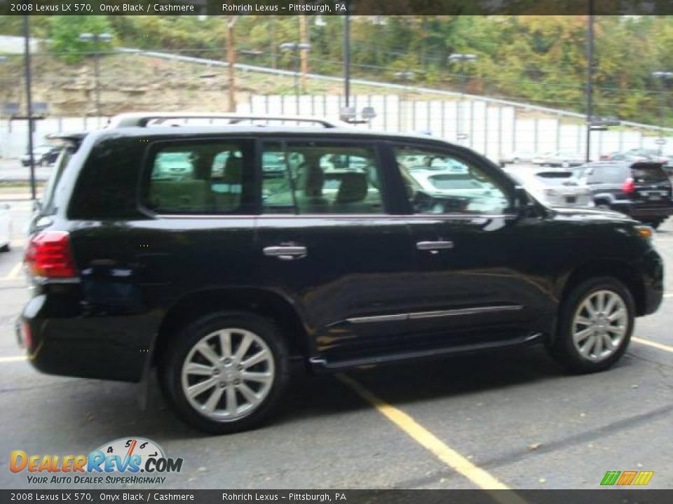2008 Lexus LX 570 Onyx Black / Cashmere Photo #5