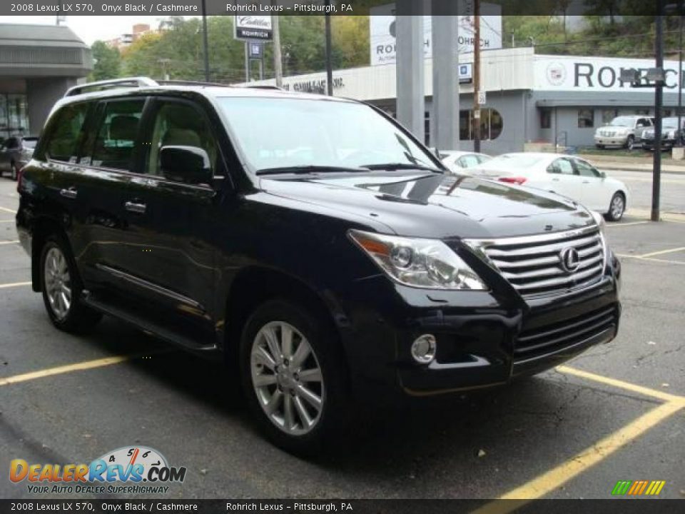 2008 Lexus LX 570 Onyx Black / Cashmere Photo #6
