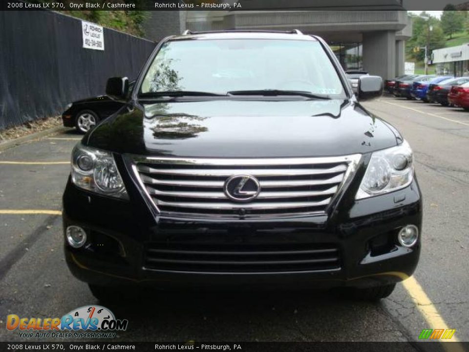 2008 Lexus LX 570 Onyx Black / Cashmere Photo #7