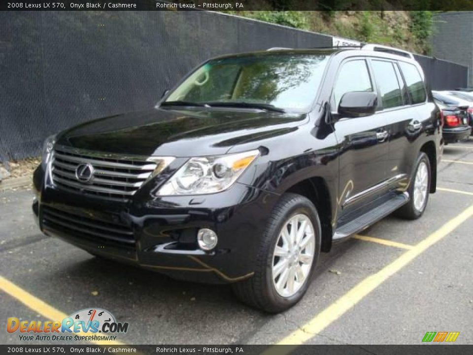 2008 Lexus LX 570 Onyx Black / Cashmere Photo #8