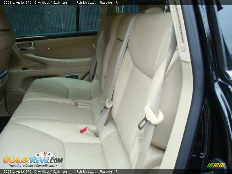 2008 Lexus LX 570 Onyx Black / Cashmere Photo #11