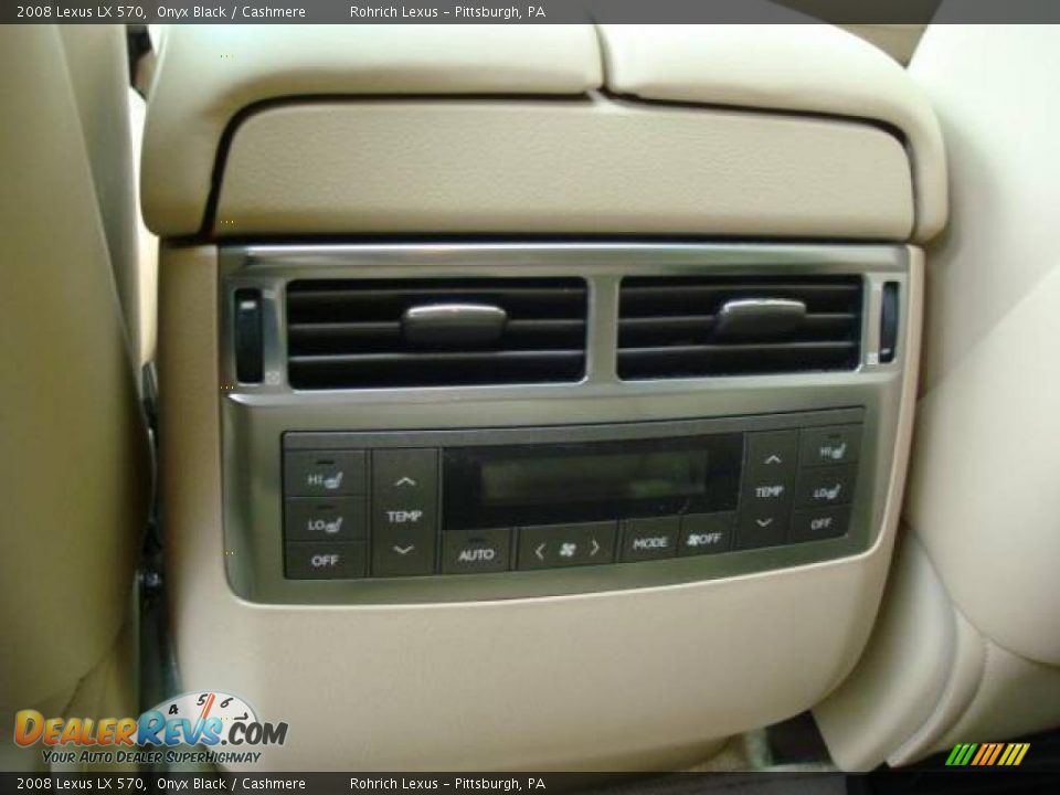 2008 Lexus LX 570 Onyx Black / Cashmere Photo #12