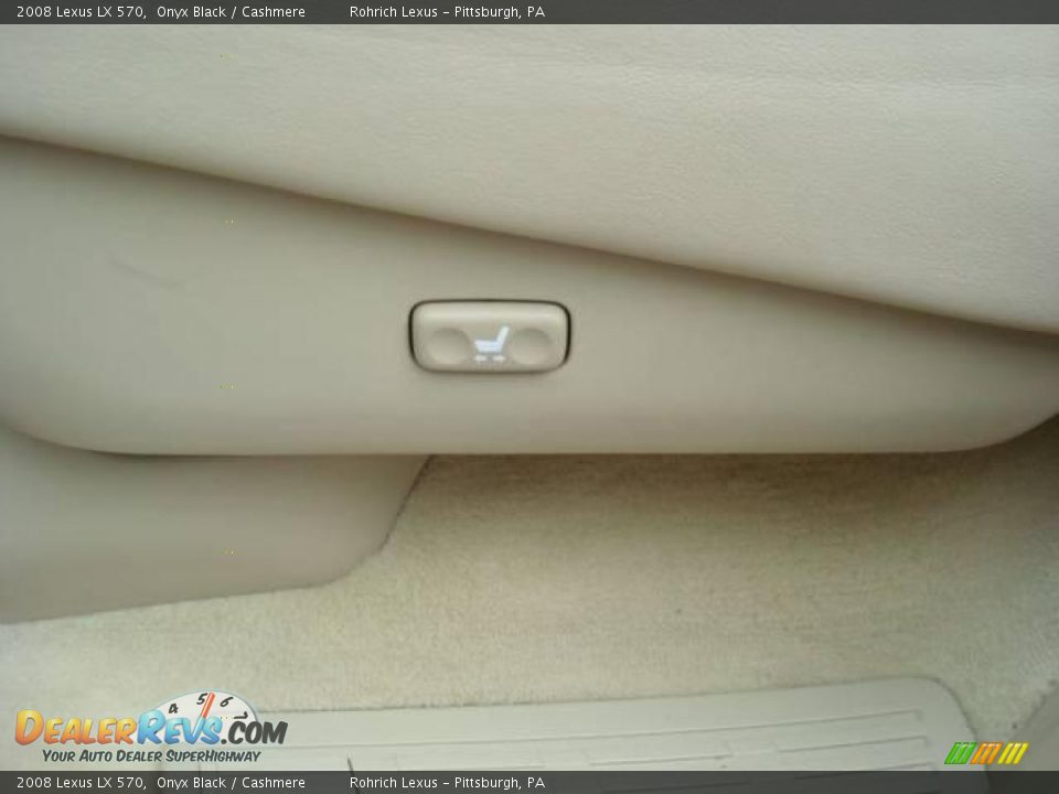 2008 Lexus LX 570 Onyx Black / Cashmere Photo #14