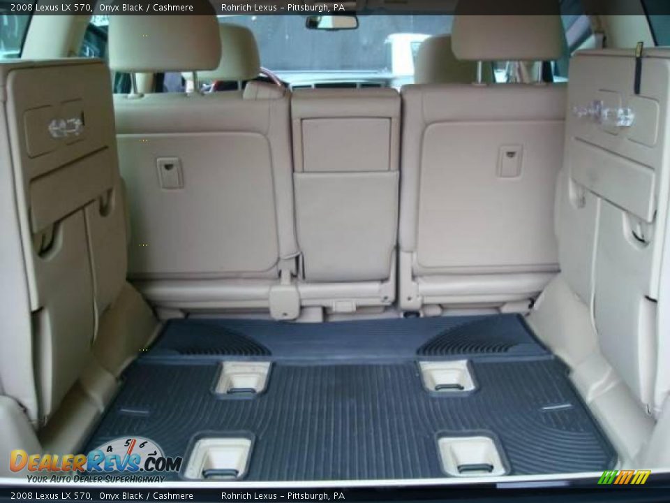 2008 Lexus LX 570 Onyx Black / Cashmere Photo #15