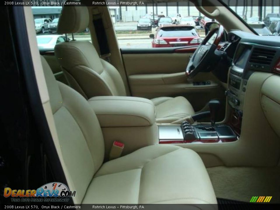 2008 Lexus LX 570 Onyx Black / Cashmere Photo #18