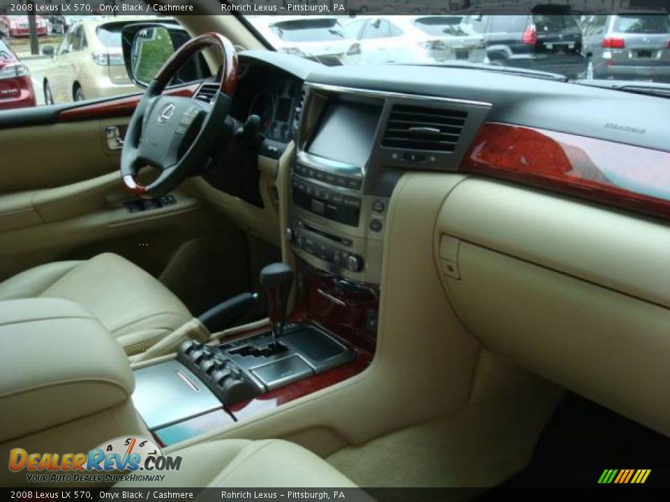 2008 Lexus LX 570 Onyx Black / Cashmere Photo #19